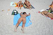 wild hot beach party photo