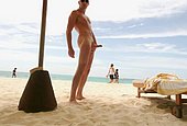 milf beach tanned ass