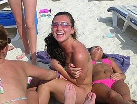 hot wives at the beach