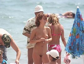 crazy beach nudity