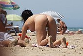 lindsay lohan nude on the beach