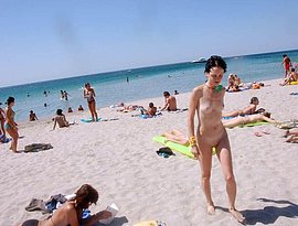 you porn public beach sex