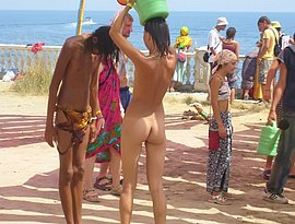latina girl beach