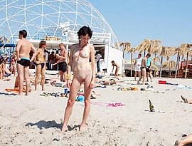milf beach titties